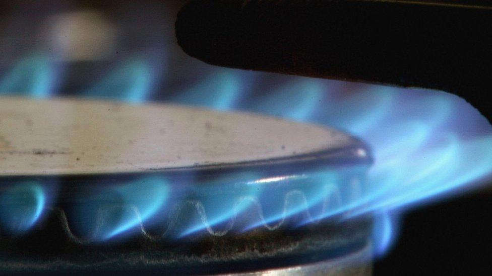 Gas ring on a hob