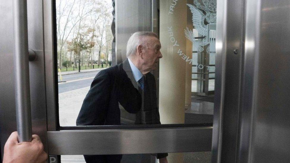 Former Brazilian National Football federation president Jose Maria Marin arrives at Brooklyn Federal Court November 6, 2017 in New York.