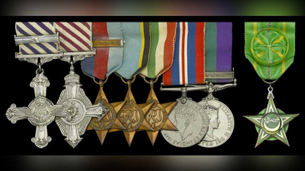 Wing Cdr Peter Parrott's medals