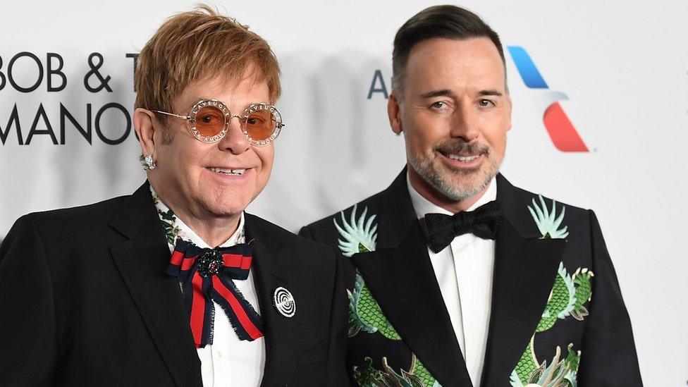 Elton John and David Furnish