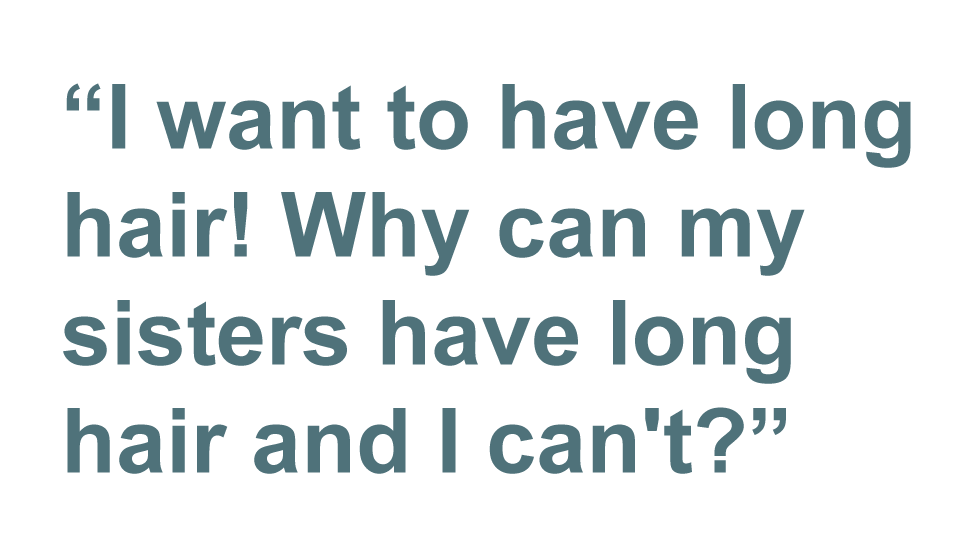 Quote: I want to have long hair!