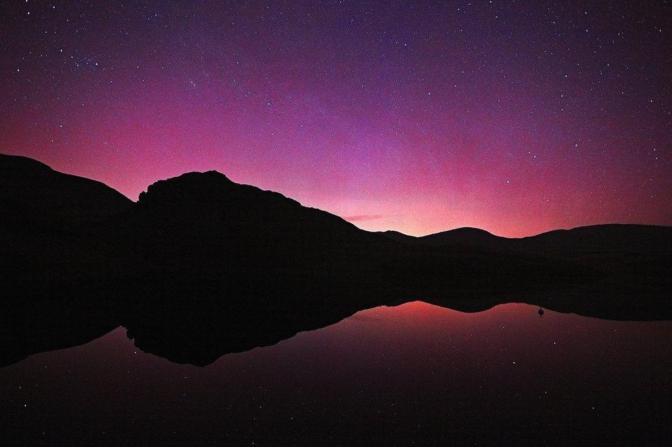 Snowdonia at night