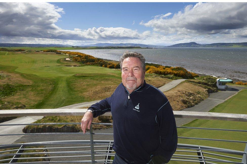 Mark Parsinen at Castle Stuart