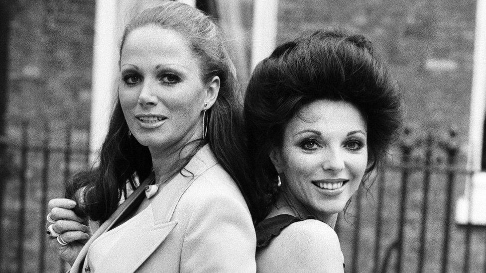 Jackie and Joan Collins