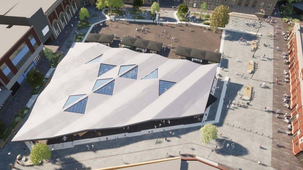 Ashton Market Square planning application images