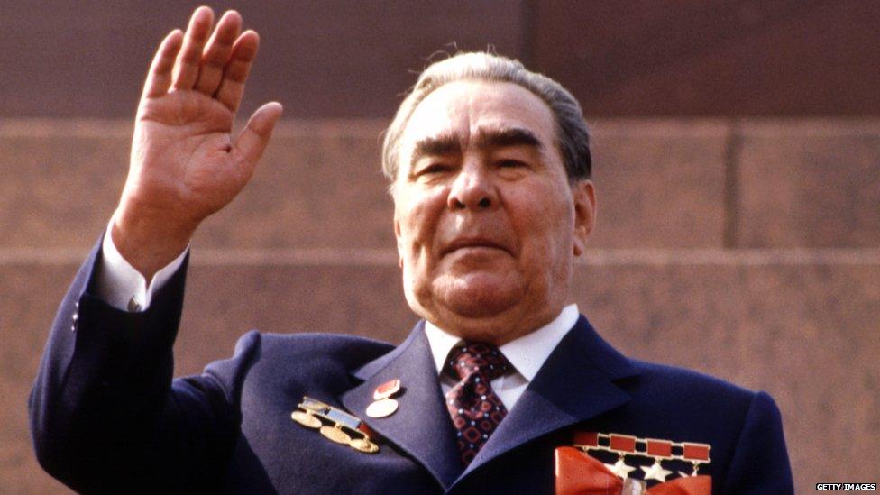 Leonid Brezhnev, leader of the Soviet Union in the 1970s