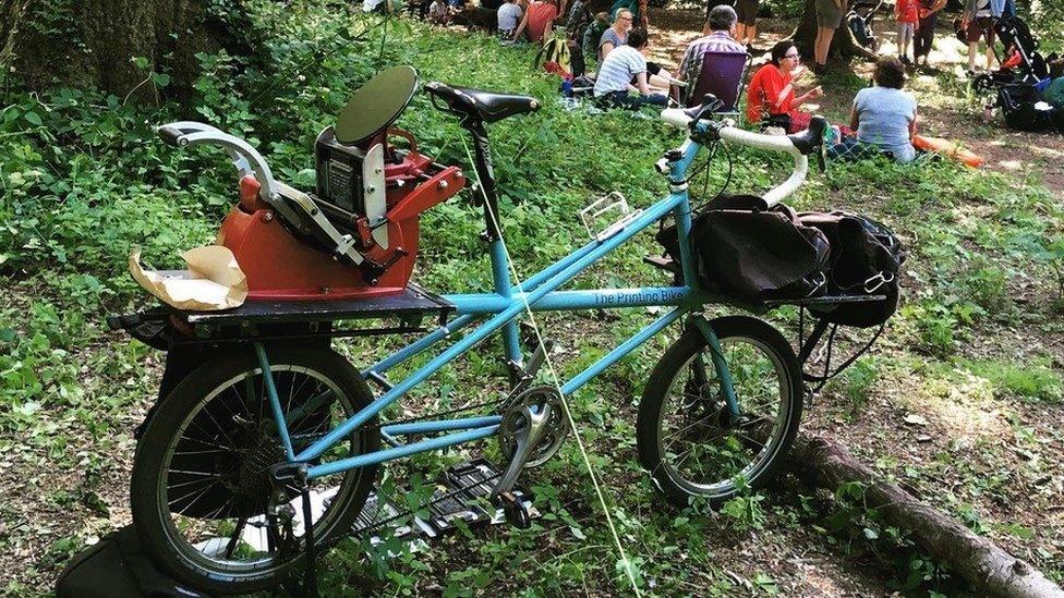 The Printing bike