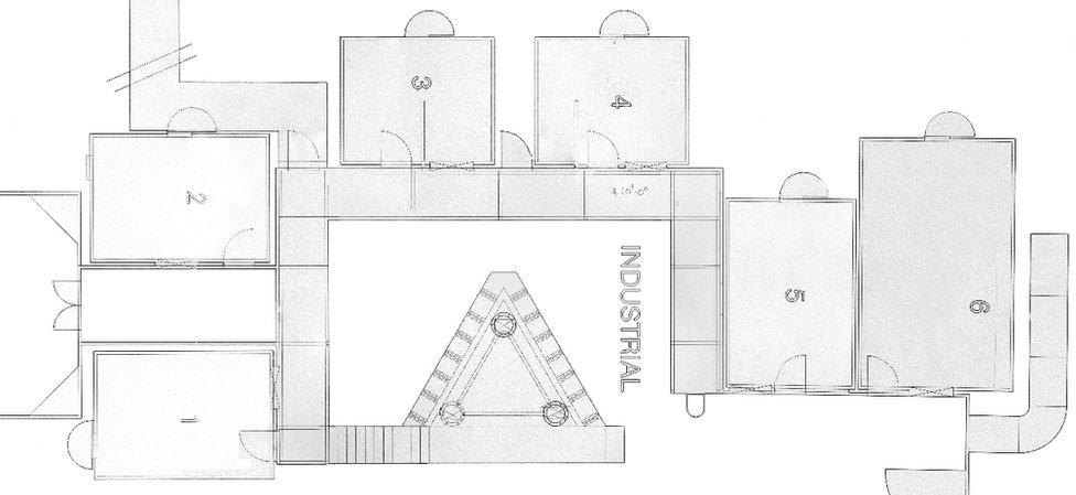 Industrial floor plan