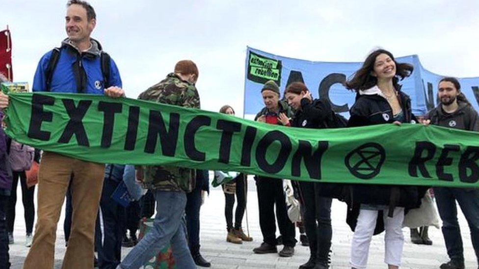 Extinction Rebellion protest