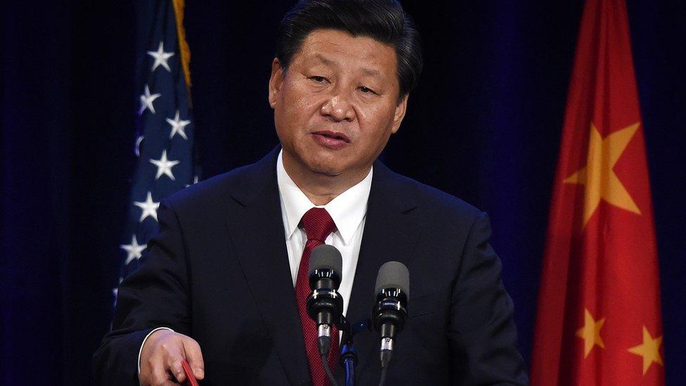 Chinese leader Xi Jinping speaks at the start of his US visit in Seattle on 22 September, 2015.