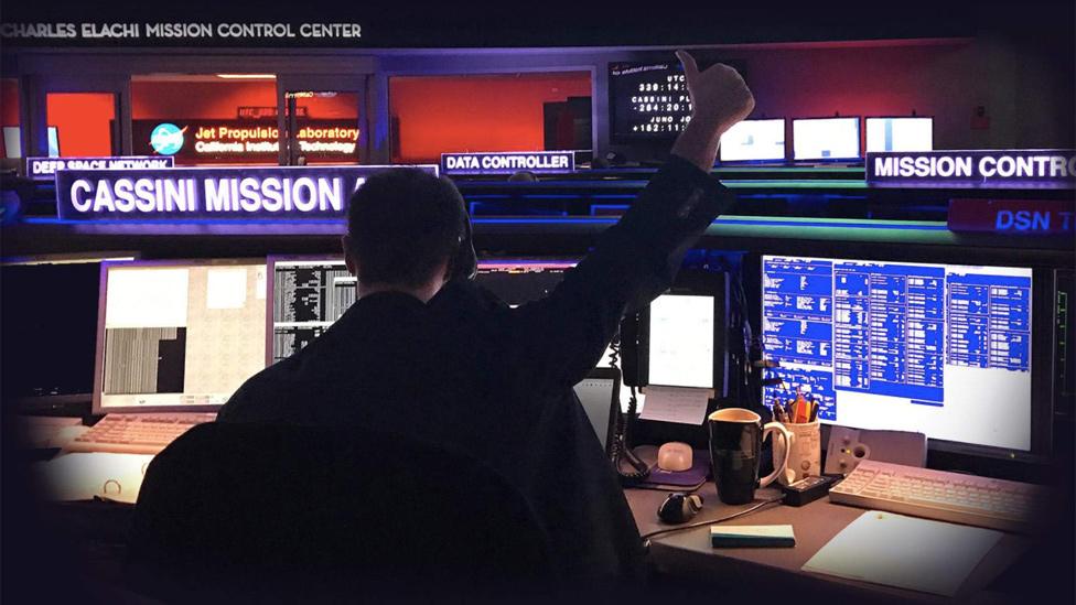 Cassini mission control