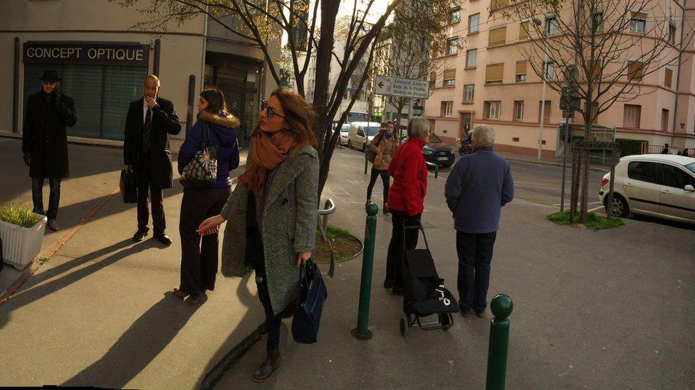 Street scene in France