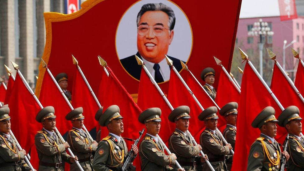 Military parade in Pyongyang