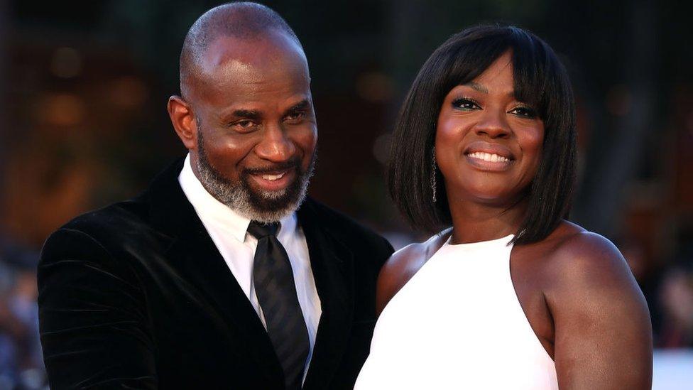 Julius Tennon and Viola Davis