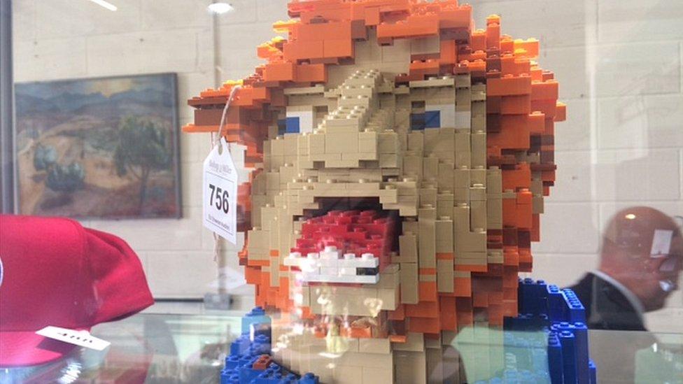 Ed Sheeran's Lego head