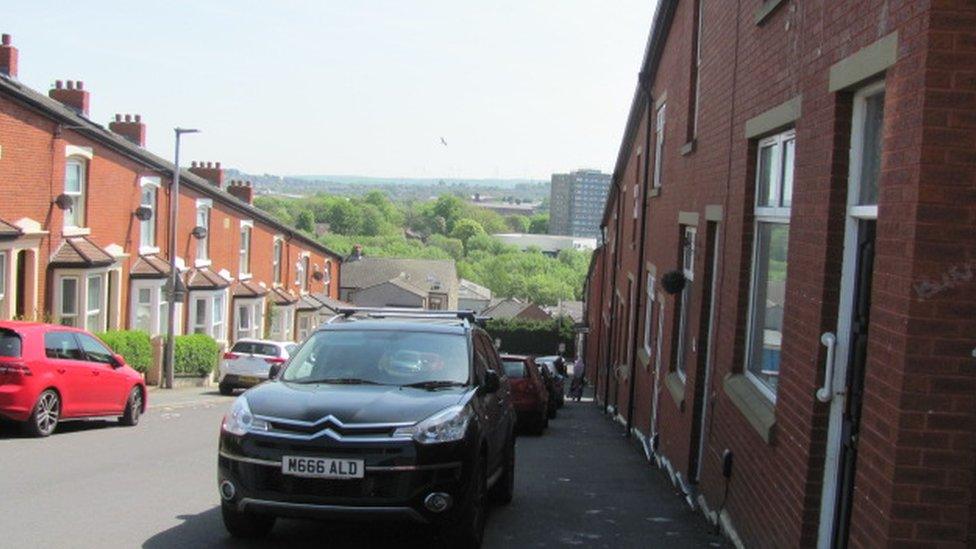 Terraced houses in Bastwell