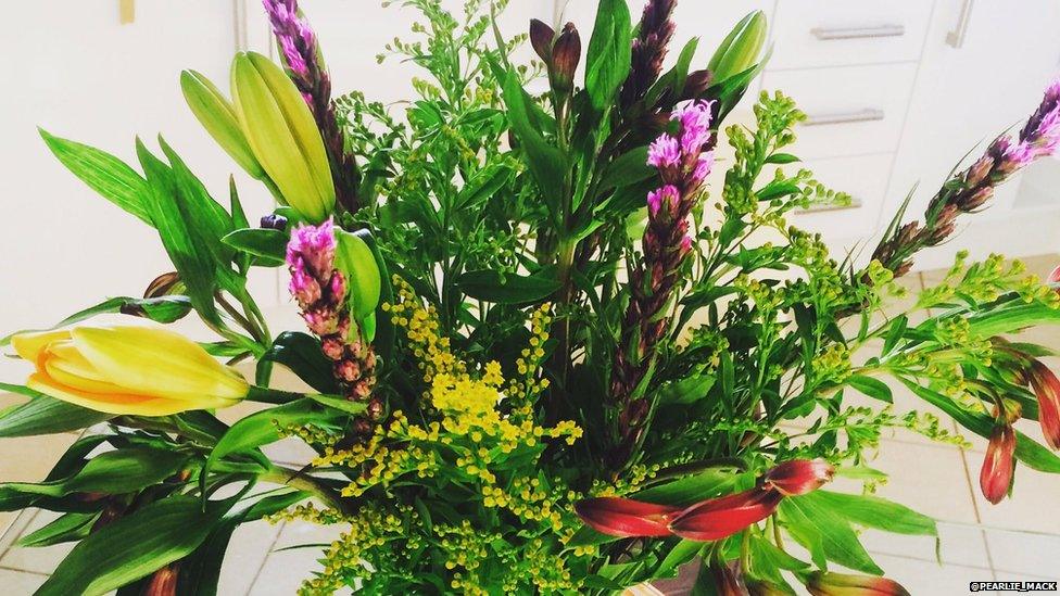 A beautiful bouquet of flowers