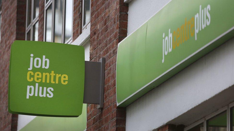 Job Centre sign