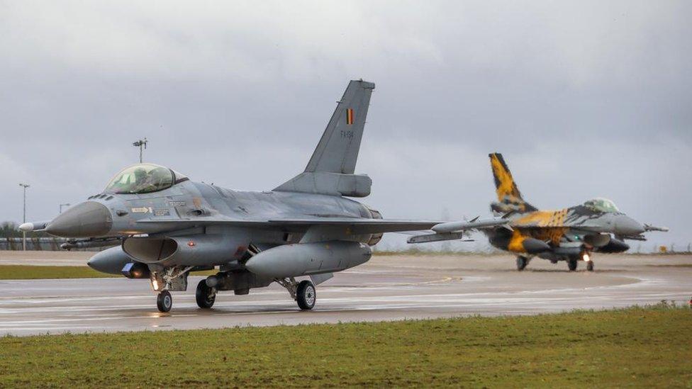 Two planes on the tarmac