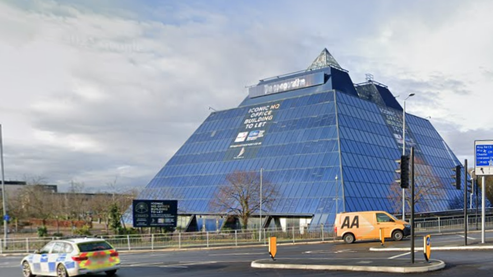 The landmark Pyramid building was occupied by he Co-op Bank for 23 years