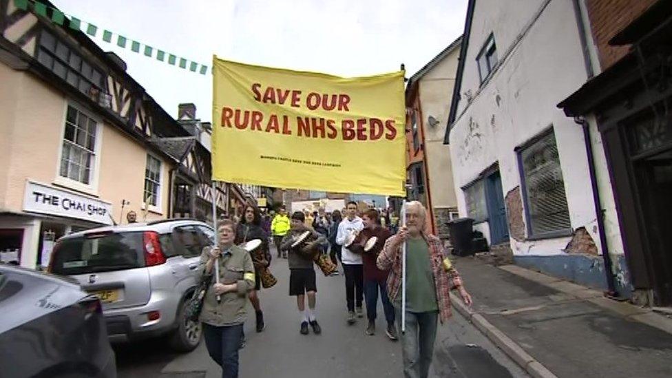 Save Our Beds march