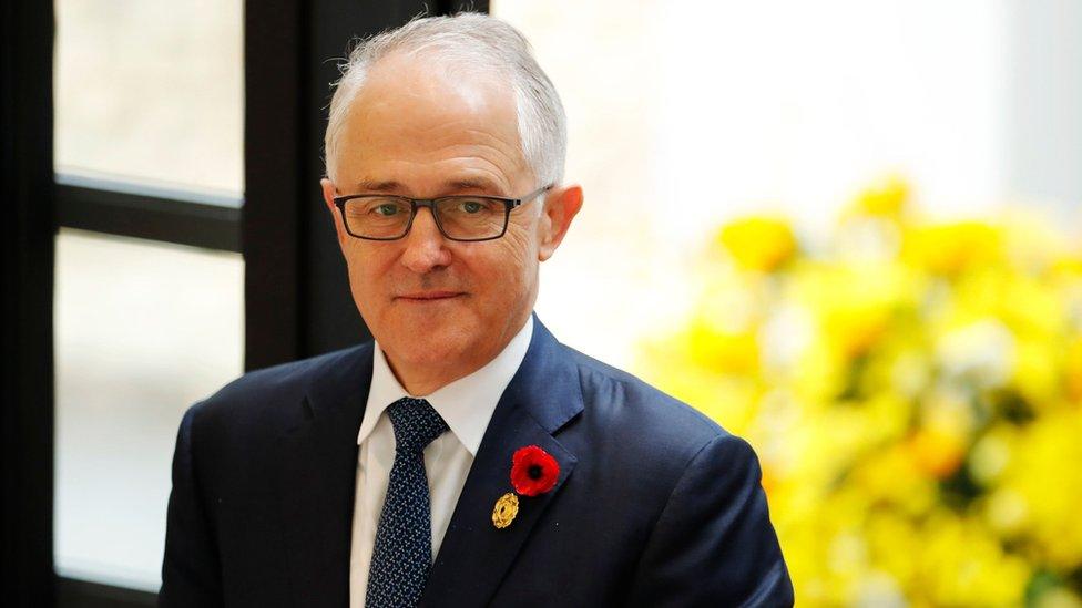 Malcolm Turnbull attends the APEC economic leaders' meeting in the central Vietnamese city of Danang on November 11, 2017