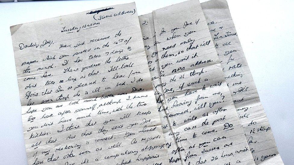 Letter written by Sydney Bennett