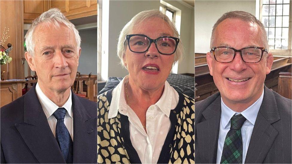 Alistdair Wilson-Gouch, Bethan Davies a'r Parchedig Richard Brunt - tri o'r rhai sy'n ceisio atgyfodi'r capel