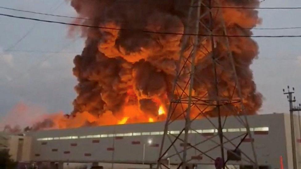 More warehouses of Russian online retailer Wildberries hit by Ukraine, officials say - BBC News