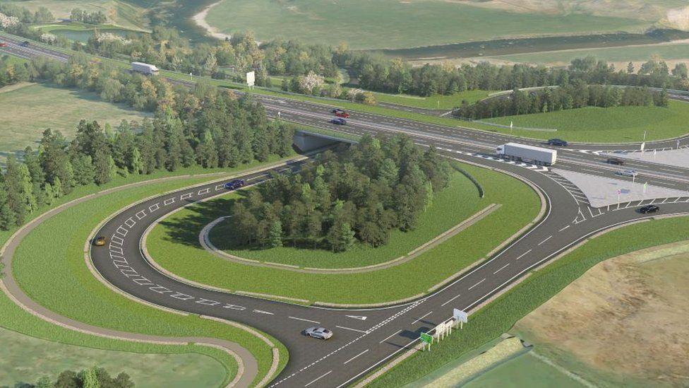 Artist impression of A9 improvements