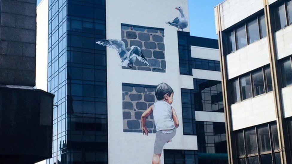 Nuart murals feature across central Aberdeen