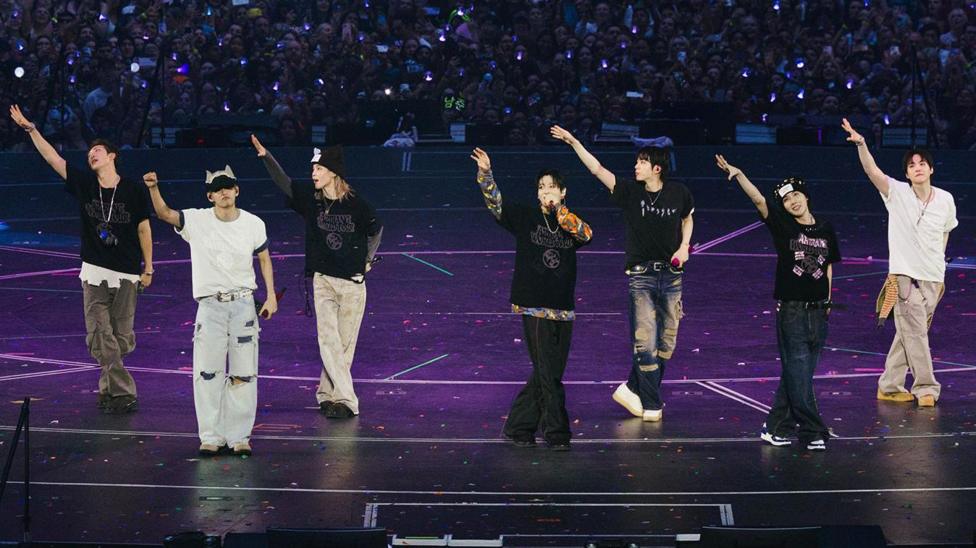 BTS take credit for England football win in first UK show since 2019