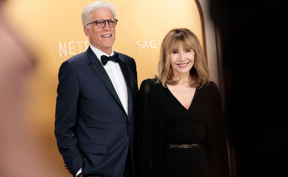 Ted Danson and Mary Steenburgen attend the 31st Annual Screen Actors Guild Awards at Shrine Auditorium and Expo Hall on February 23, 2025 in Los Angeles, California