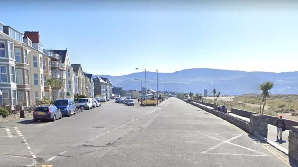 Marine Parade in Barmouth, Gwynedd