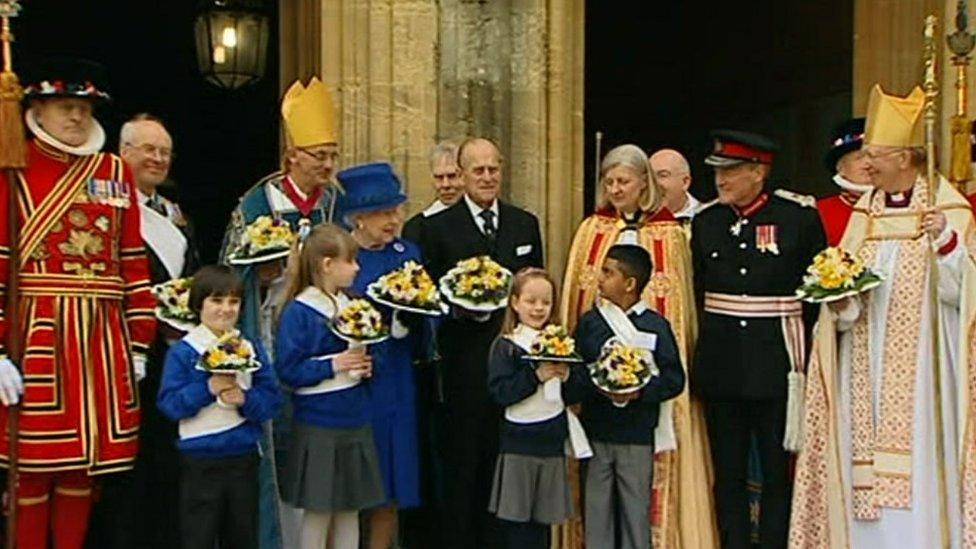 The Queen and Prince Philip in Oxford