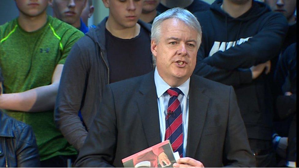 Carwyn Jones launches Labour manifesto