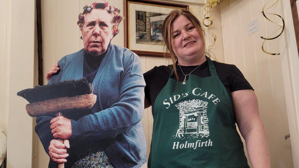 Sid's cafe owner Laura Booth