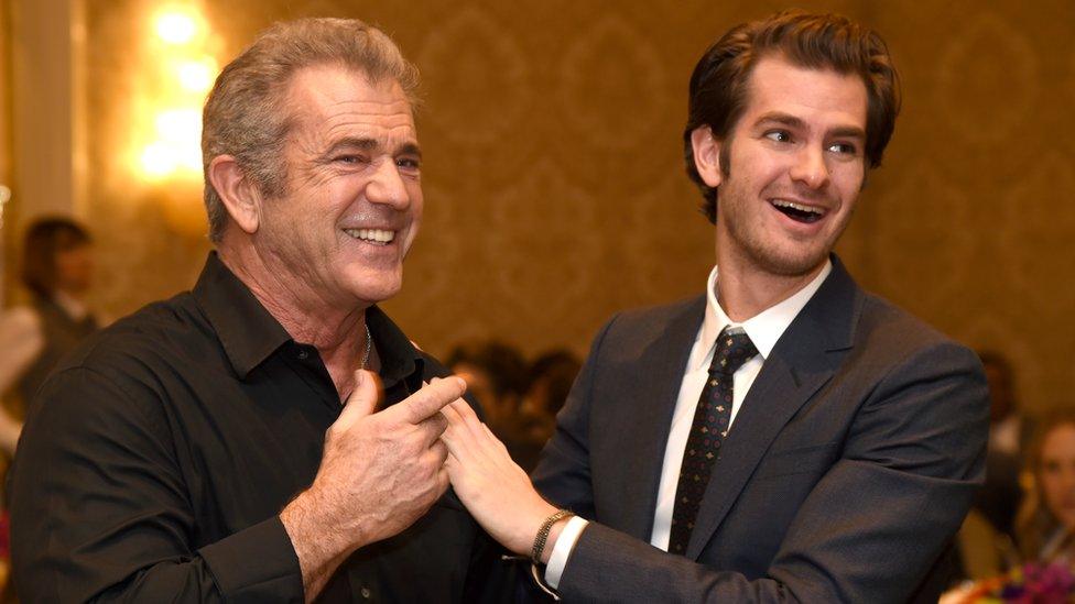 Mel Gibson and Andrew Garfield