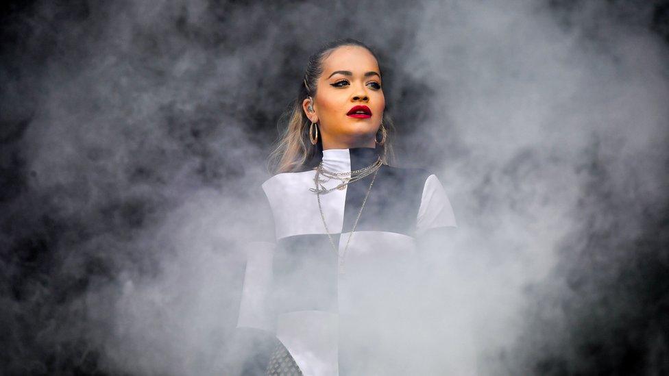 Rita Ora performs