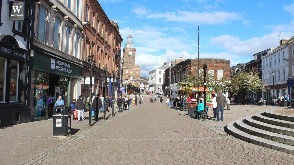 Dumfries town centre