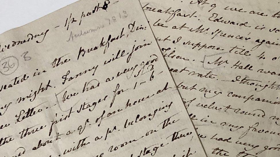 Jane Austen letter