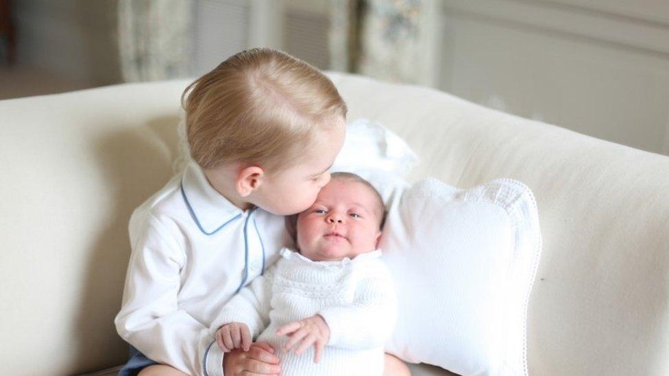 Prince George and Princess Charlotte