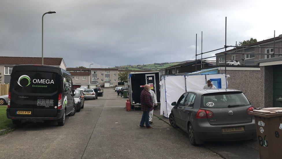 Asbestos being removed from homes