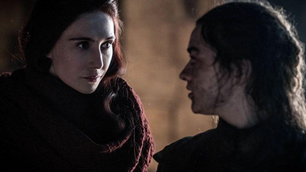 Melisandre and Arya