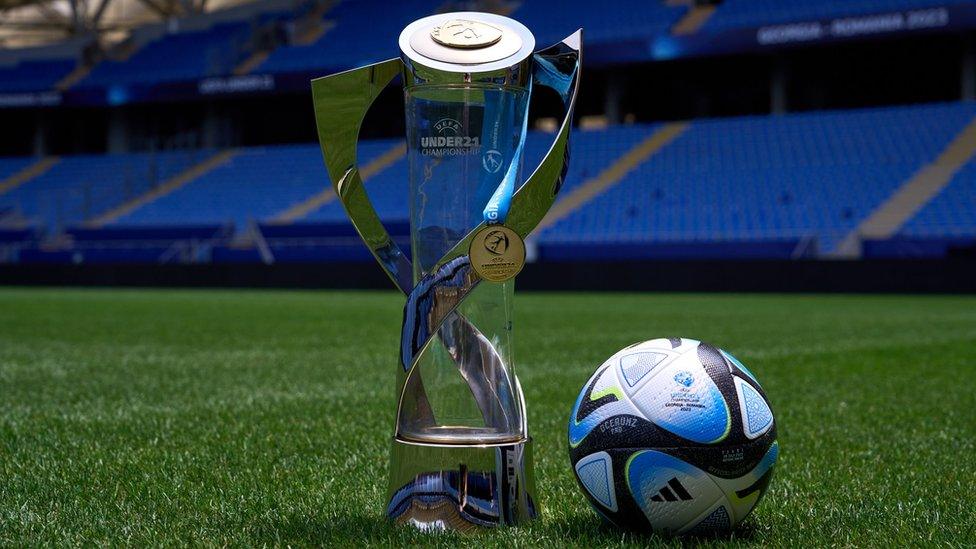 Euro 2023 Under 21 trophy