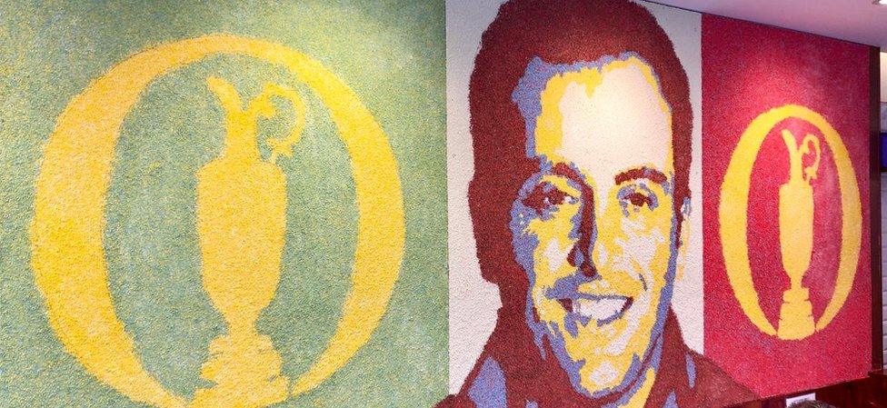 An artwork of Francesco Molinari made in hundreds and thousands in Morelli's ice cream shop