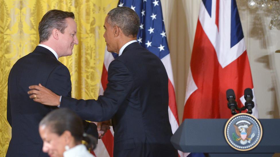 David Cameron and Barack Obama