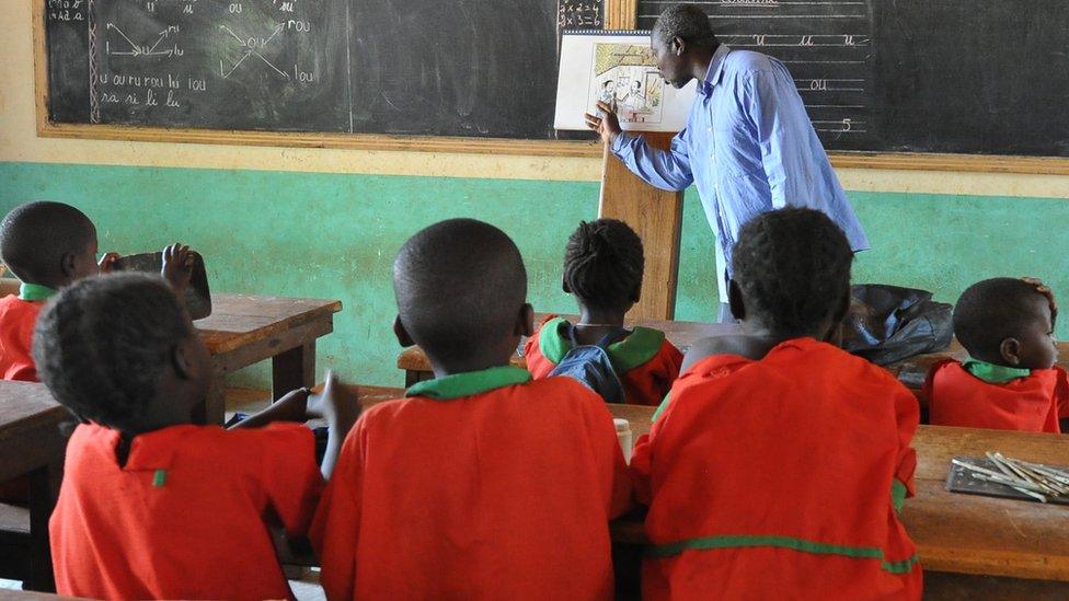 Schoolchildren in CAR