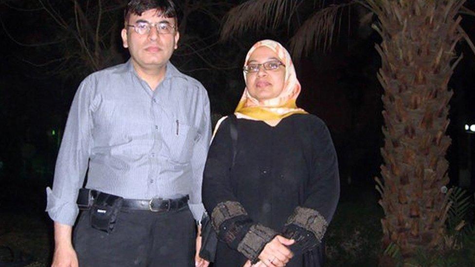 Abdul Shakoor and his wife Sabah Usmani.