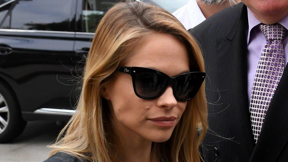 Dani Mathers outside court